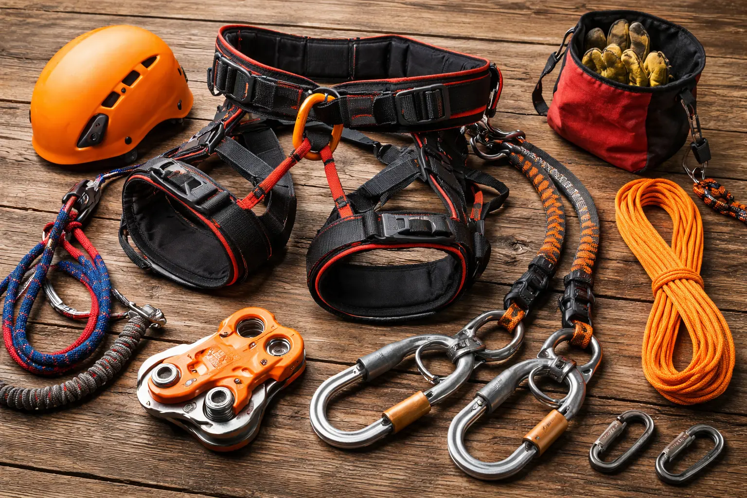 High-quality safety harness and zipline equipment for extreme adventure sports in Costa Rica
